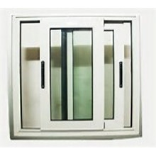 Ventana de desplazamiento doble de alta calidad del vinilo PVC / UPVC de la venta caliente